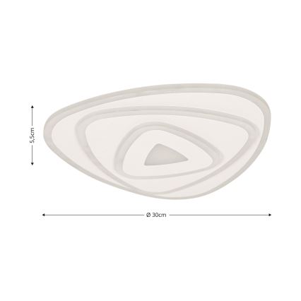 Brilagi - LED Prigušiva stropna svjetiljka MODERN MINI LED/45W/230V 3000/4000/6000K 30x30 cm + daljinski upravljač