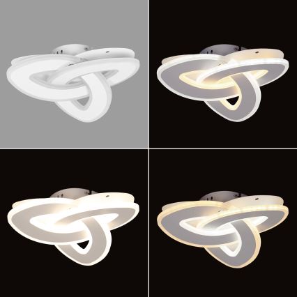Brilagi - LED Prigušiva stropna svjetiljka MODERN MINI LED/49W/230V 3000/4000/6000K 30x30 cm + daljinski upravljač