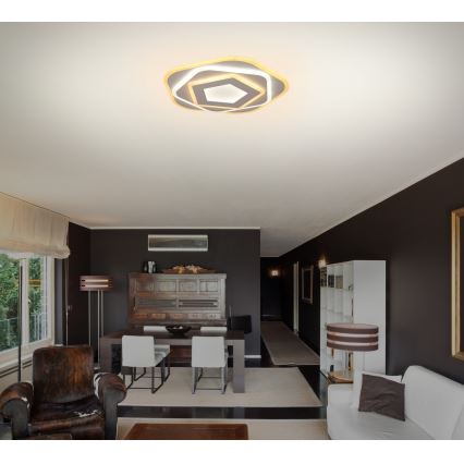 Brilagi - LED Prigušiva stropna svjetiljka MODERN MINI LED/53W/230V 3000/4000/6000K pr. 30 cm + daljinski upravljač