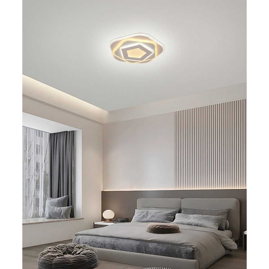 Brilagi - LED Prigušiva stropna svjetiljka MODERN MINI LED/53W/230V 3000/4000/6000K pr. 30 cm + daljinski upravljač