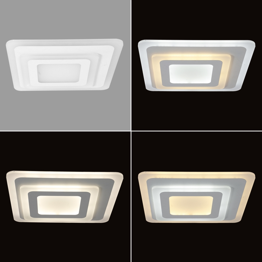 Brilagi - LED Prigušiva stropna svjetiljka MODERN MINI LED/65W/230V 3000/4000/6000K 37x37 cm + daljinski upravljač