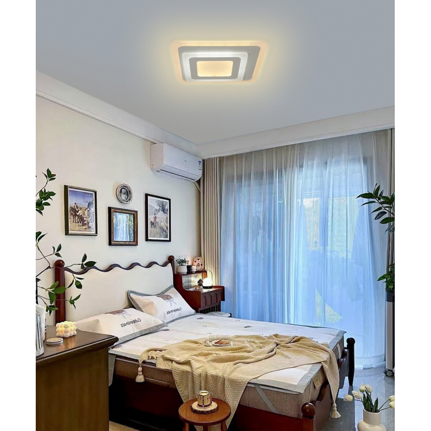 Brilagi - LED Prigušiva stropna svjetiljka MODERN MINI LED/65W/230V 3000/4000/6000K 37x37 cm + daljinski upravljač