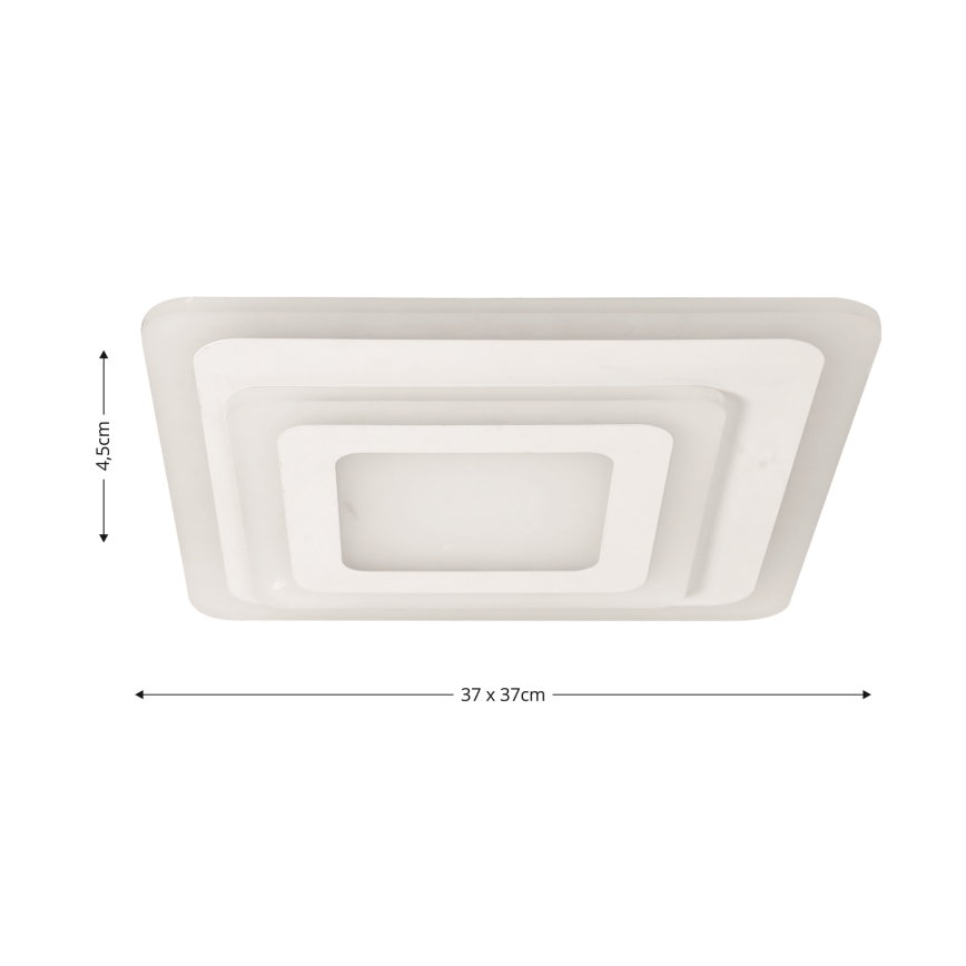 Brilagi - LED Prigušiva stropna svjetiljka MODERN MINI LED/65W/230V 3000/4000/6000K 37x37 cm + daljinski upravljač