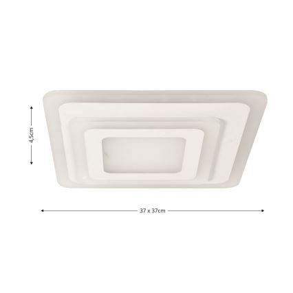 Brilagi - LED prigušivo stropno svjetlo MODERN MINI LED/65W/230V 3000-6000K 37x37 cm + daljinski upravljač