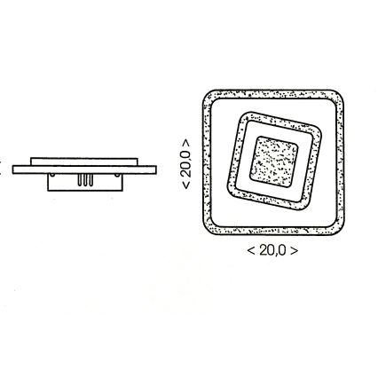 Brilagi - LED stropna svjetiljka MODERNA MINI LED/32W/230V 3000/4000/6000K