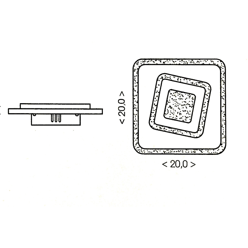 Brilagi - LED stropna svjetiljka MODERNA MINI LED/32W/230V 3000/4000/6000K
