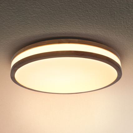 Brilagi - LED Stropna svjetiljka MOLINA LED/24W/230V hrast pr. 29 cm