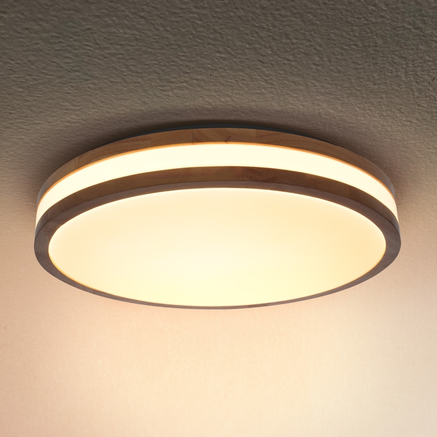 Brilagi - LED Stropna svjetiljka MOLINA LED/24W/230V hrast pr. 29 cm