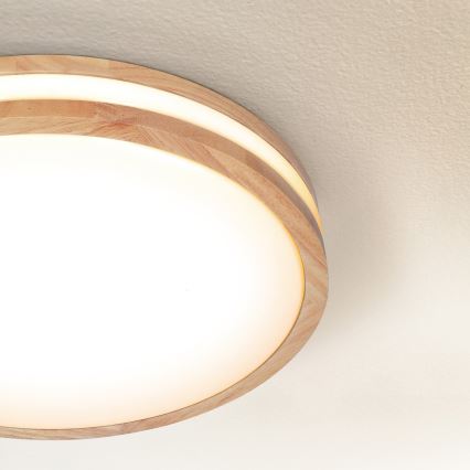 Brilagi - LED Stropna svjetiljka MOLINA LED/24W/230V hrast pr. 29 cm