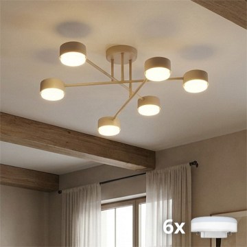 Brilagi - LED stropna svjetiljka MONO 6xGX53/30W/230V bež