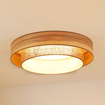 Brilagi - LED Stropna svjetiljka MONTANA BOHO LED/26W/230V pr. 60 cm smeđa