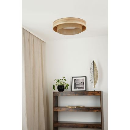Brilagi - LED Stropna svjetiljka MONTANA BOHO LED/26W/230V pr. 60 cm smeđa
