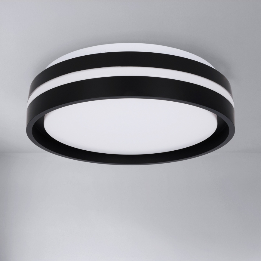 Brilagi - LED stropna svjetiljka NAOMI LED/24W/230V Ø 28,5 cm crna