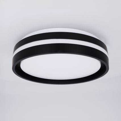 Brilagi - LED stropna svjetiljka NAOMI LED/24W/230V Ø 28,5 cm crna