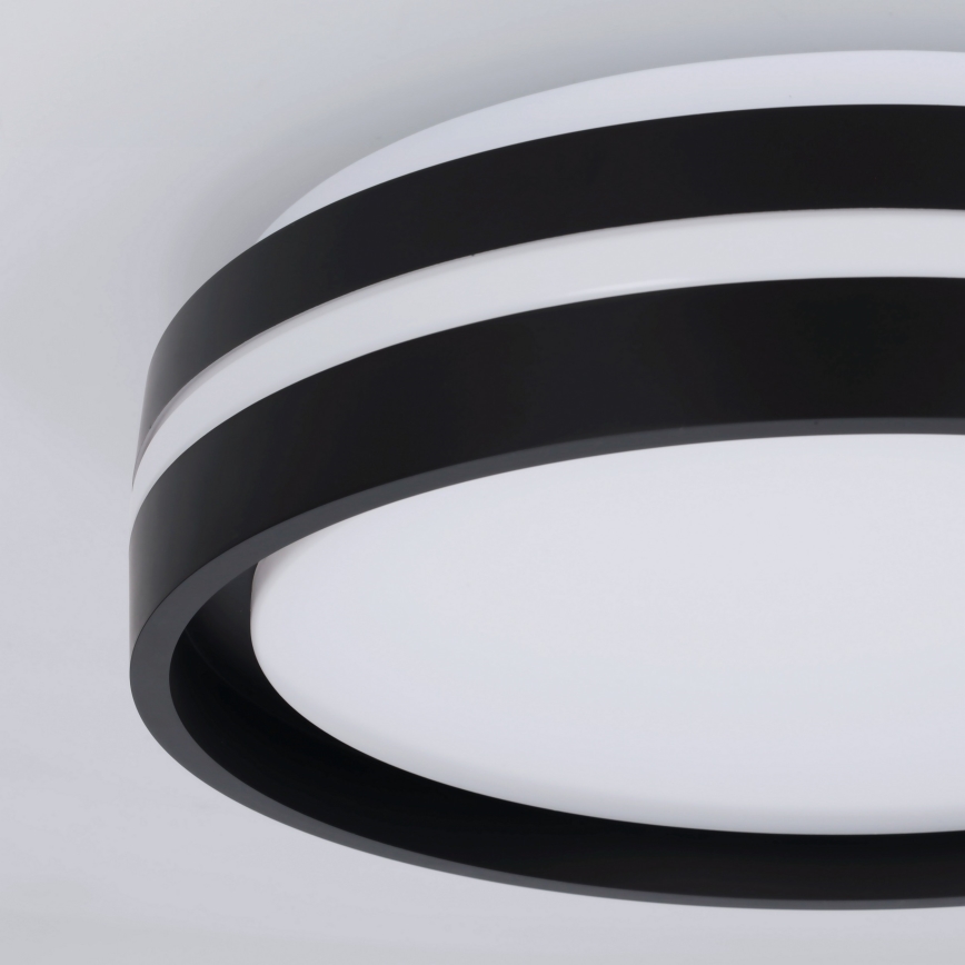 Brilagi - LED stropna svjetiljka NAOMI LED/24W/230V Ø 28,5 cm crna