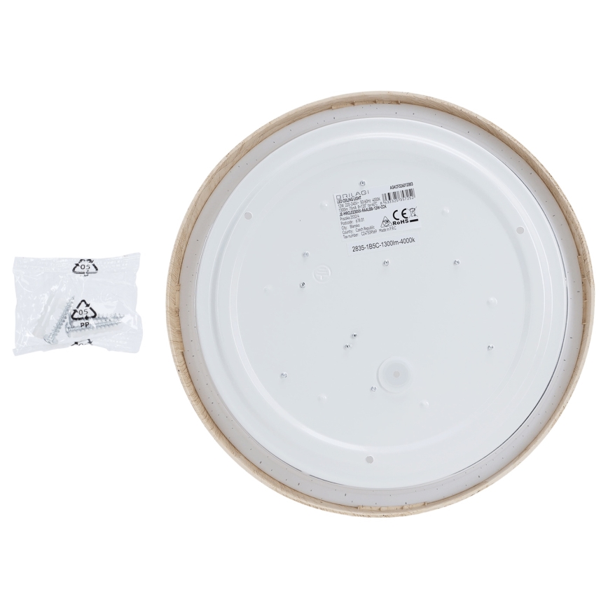 BRILAGI - LED stropna svjetiljka NATURA LED/12W/230V 4000K Ø 26,3 cm