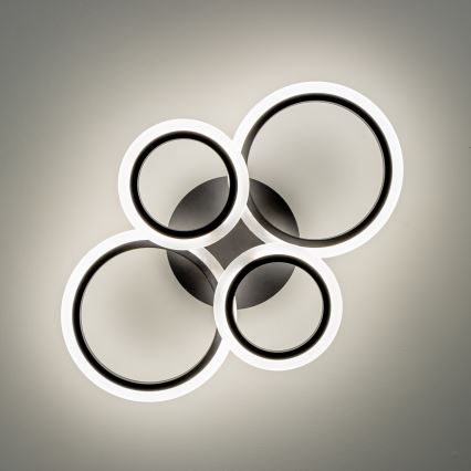 Brilagi - LED stropna lampa s prigušivanjem ORBITS LED/50W/230V 3000-6500K antracit + daljinski upravljač