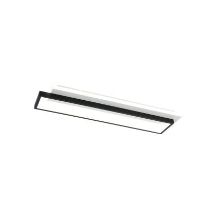 Brilagi - LED prigušivo stropno svjetlo OUTLINE LED/66W/230V 3000-6000K 15x60 cm bijela/crna + daljinski upravljač