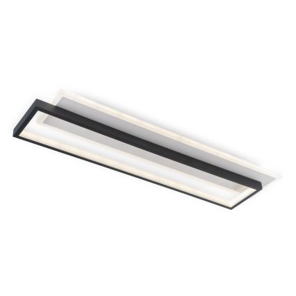 BRILAGI - LED prigušivo stropno svjetlo OUTLINE LED/66W/230V 3000-6000K 15x60 cm bijela/crna + daljinski upravljač