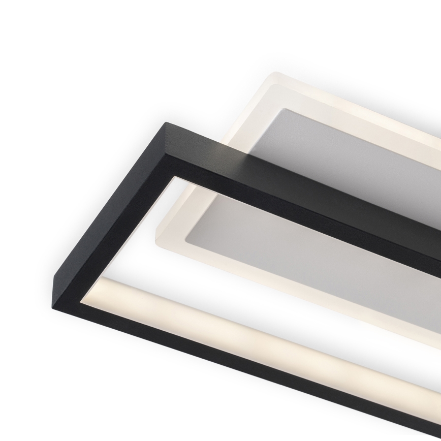 BRILAGI - LED prigušivo stropno svjetlo OUTLINE LED/66W/230V 3000-6000K 15x60 cm bijela/crna + daljinski upravljač