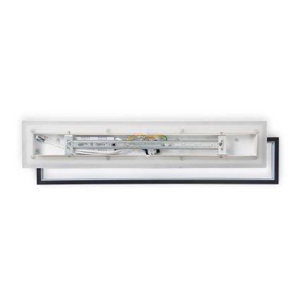 BRILAGI - LED prigušivo stropno svjetlo OUTLINE LED/66W/230V 3000-6000K 15x60 cm bijela/crna + daljinski upravljač