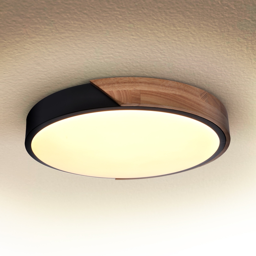Brilagi - LED Stropna svjetiljka PILANA LED/24W/230V hrast pr. 30 cm