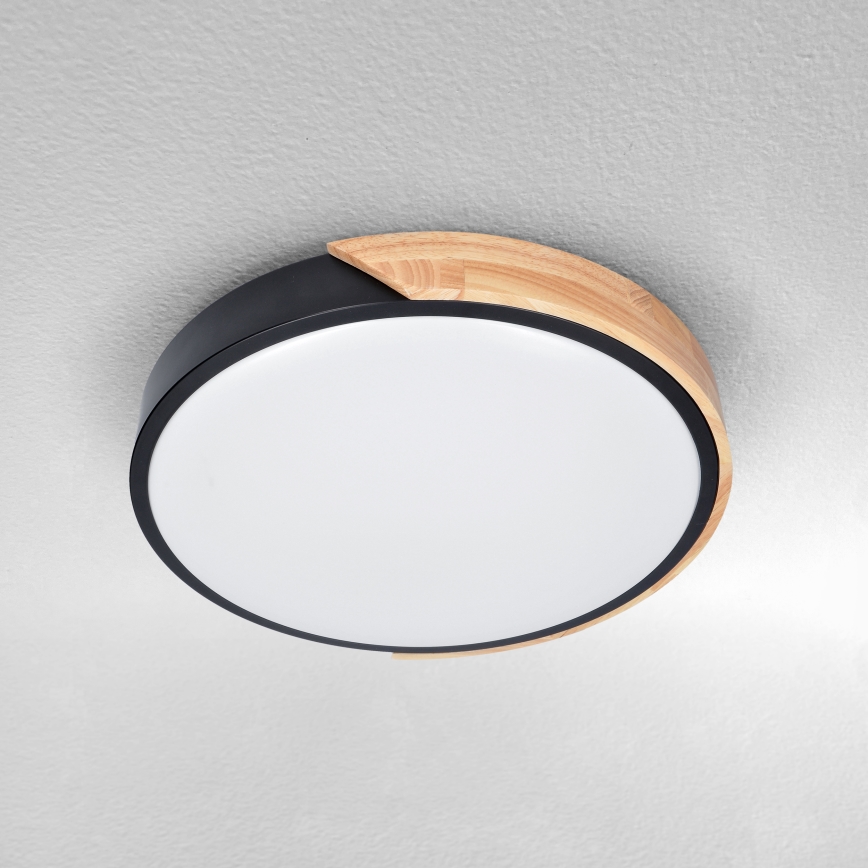 Brilagi - LED Stropna svjetiljka PILANA LED/24W/230V hrast pr. 30 cm