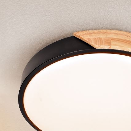 Brilagi - LED Stropna svjetiljka PILANA LED/24W/230V hrast pr. 30 cm