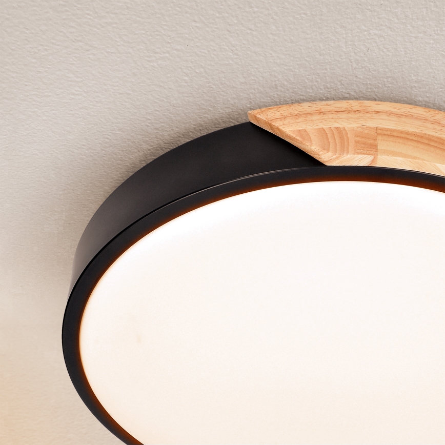 Brilagi - LED Stropna svjetiljka PILANA LED/24W/230V hrast pr. 30 cm