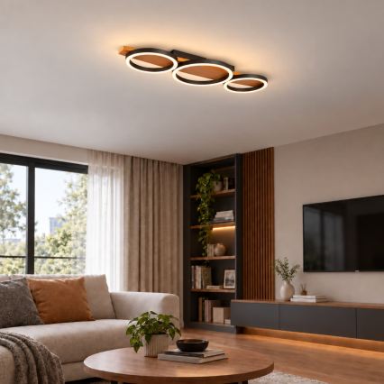 BRILAGI - LED stropna svjetiljka PLANK LED/28W/230V 4000K 25x70 cm drvena