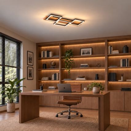 BRILAGI - LED stropna svjetiljka PLANK LED/30W/230V 4000K 34,5x65 cm drvena