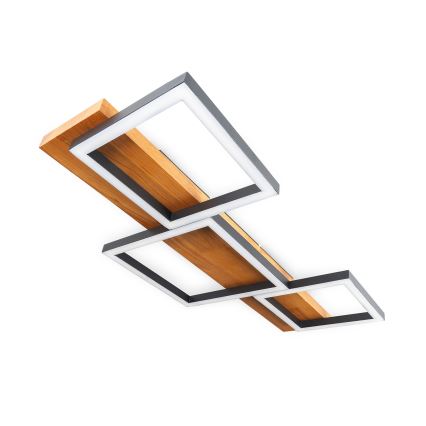 BRILAGI - LED stropna svjetiljka PLANK LED/30W/230V 4000K 34,5x65 cm drvena