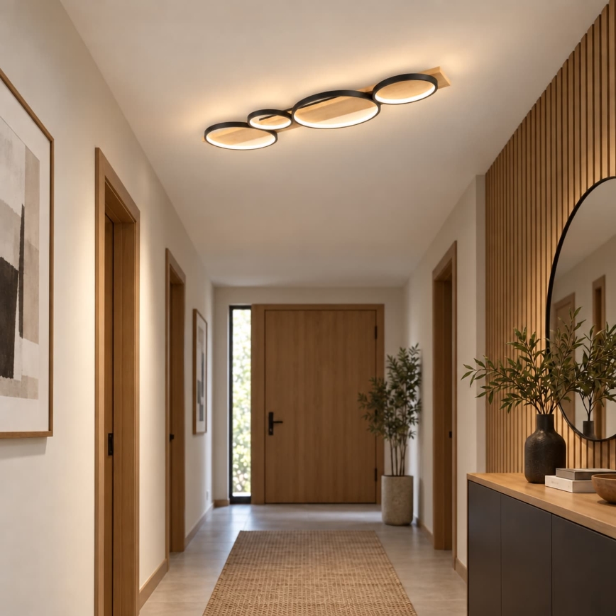 BRILAGI - LED stropna svjetiljka PLANK LED/38W/230V 4000K 40x120 cm drvo
