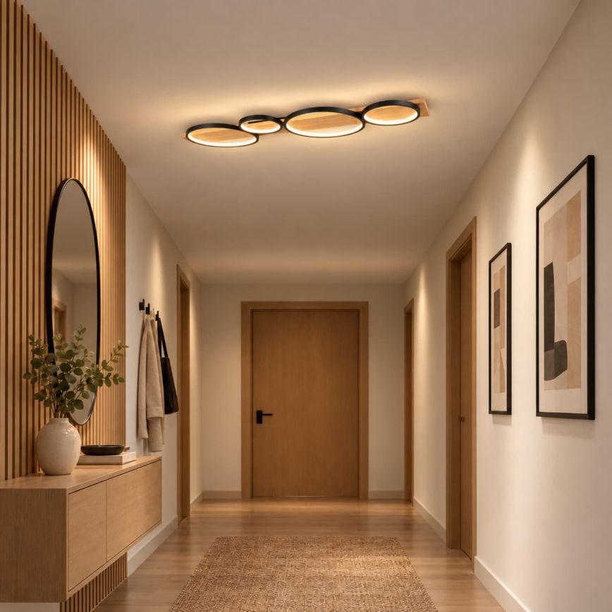 BRILAGI - LED stropna svjetiljka PLANK LED/38W/230V 4000K 40x120 cm drvo