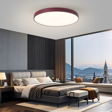 Brilagi - LED stropno svjetlo POOL LED/100W/230V 3000/4000/6000K Ø 80 cm bordo