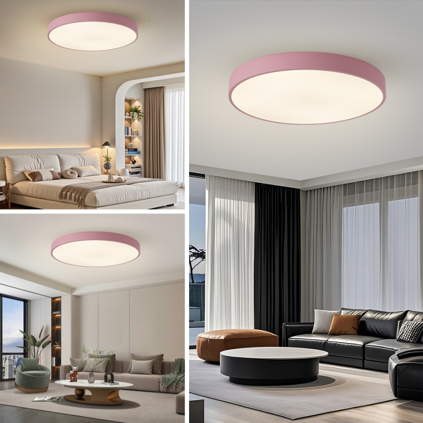 Brilagi - LED stropno svjetlo POOL LED/100W/230V 3000/4000/6000K Ø 80 cm ružičasto