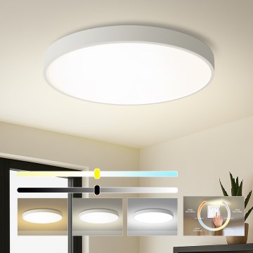 Brilagi - LED stropna svjetiljka POOL LED/100W/230V 3000/4000/6000K prom. 80 cm bijela