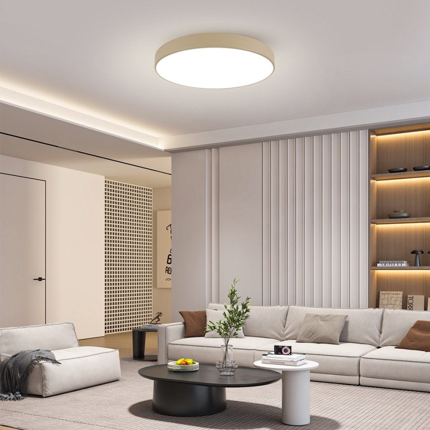 Brilagi - LED stropna svjetiljka POOL LED/100W/230V 3000/4000/6000K promjer 80 cm bež