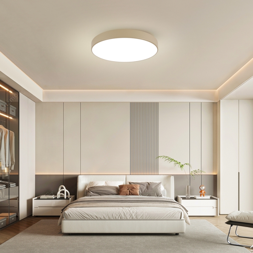 Brilagi - LED stropna svjetiljka POOL LED/100W/230V 3000/4500/6000K prom. 80 cm bež