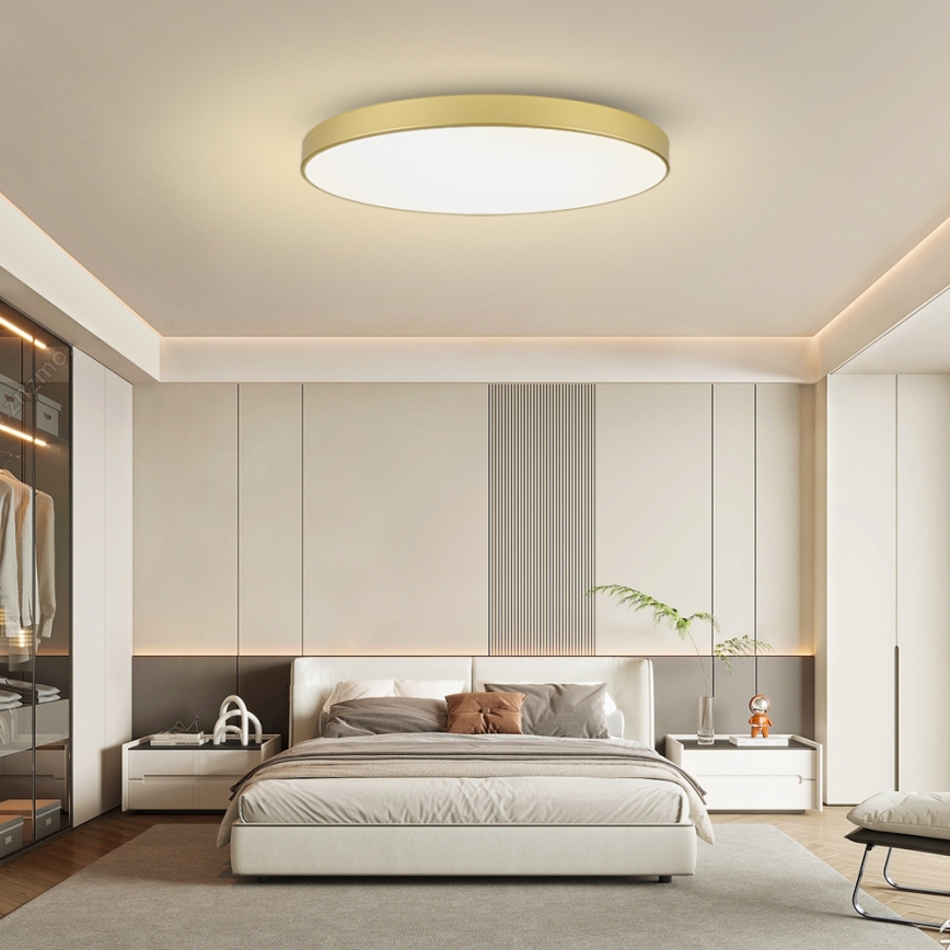 Brilagi - LED stropna svjetiljka POOL LED/180W/230V 3000/4000/6000K promjer 120 cm zlatna
