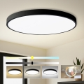 Brilagi - LED stropna svjetiljka POOL LED/180W/230V 3000/4000/6000K promjer 120 cm crna