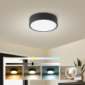Brilagi - LED stropna svjetiljka POOL LED/18W/230V 3000/4000/6000K Ø 20 cm crna