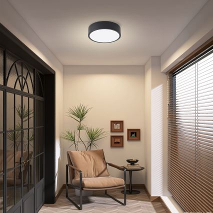 Brilagi - LED stropna svjetiljka POOL LED/18W/230V 3000/4000/6000K Ø 20 cm crna