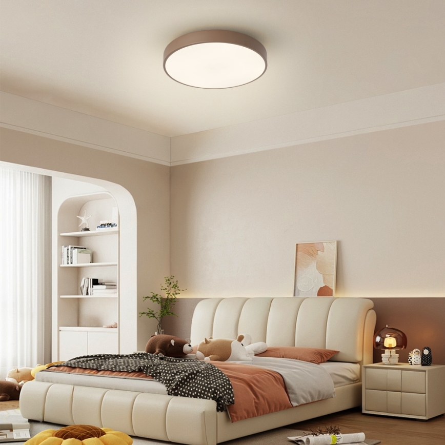Brilagi - LED stropna svjetiljka POOL LED/36W/230V 3000/4000/6000K Ø 30 cm smeđa