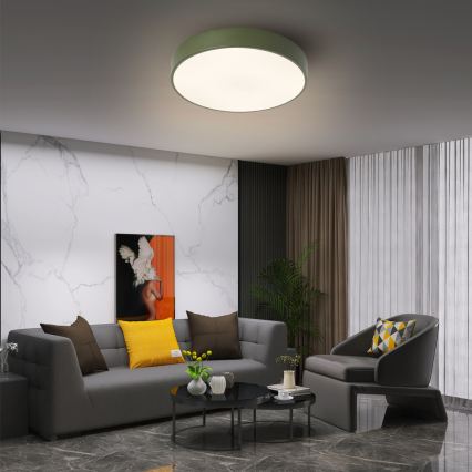 Brilagi - LED stropna svjetiljka POOL LED/36W/230V 3000/4000/6000K Ø 30 cm zelena