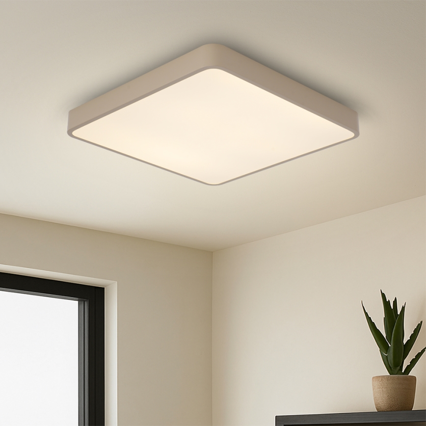 Brilagi - LED stropna svjetiljka POOL LED/36W/230V 3000/4000/6000K 40x40 cm bež