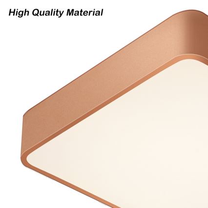 Brilagi - LED stropna svjetiljka POOL LED/36W/230V 3000/4000/6000K 40x40 cm brončana