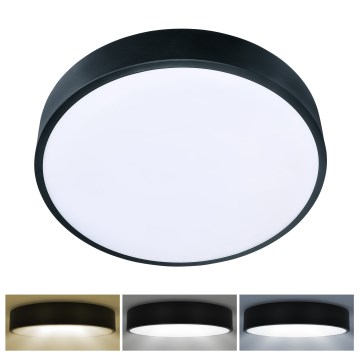 Brilagi - LED stropna svjetiljka POOL LED/36W/230V 3000/4000/6000K promjer 30 cm crna