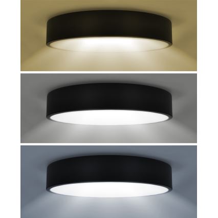 Brilagi - LED stropna svjetiljka POOL LED/36W/230V 3000/4000/6000K promjer 30 cm crna