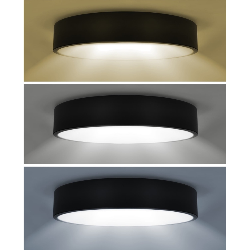 Brilagi - LED stropna svjetiljka POOL LED/36W/230V 3000/4000/6000K promjer 30 cm crna